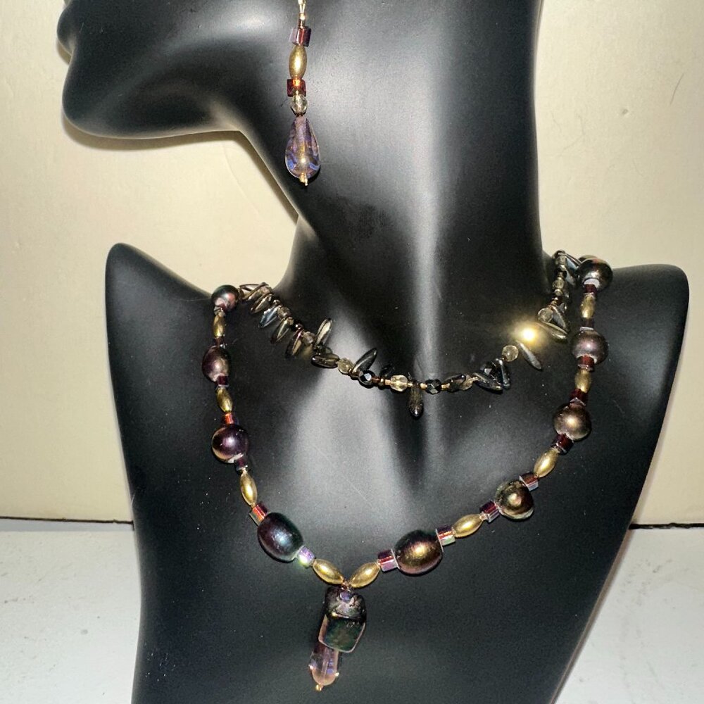 Irridescent Glass Bead Set